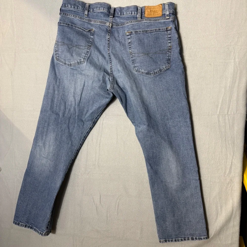 Polo Ralph Lauren‎ Hampton Relaxed Straight Men Jeans 38x30 Blue Excellent Denim